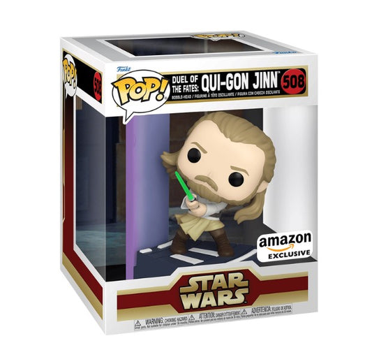 Pop 508 Duel of the Fates: Qui-Gon Jinn Amazon Exc Pop Star Wars Funko Default Title  