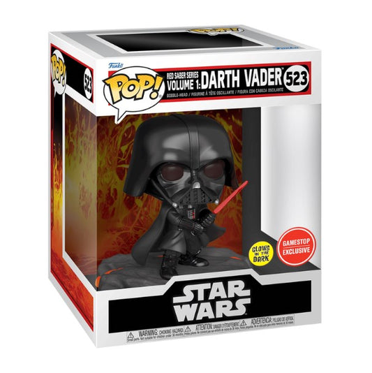 Pop 523 Red Saber Series: Vol.1: Darth Vader 523 GID Gamestop Exc Pop Star Wars Funko Default Title  