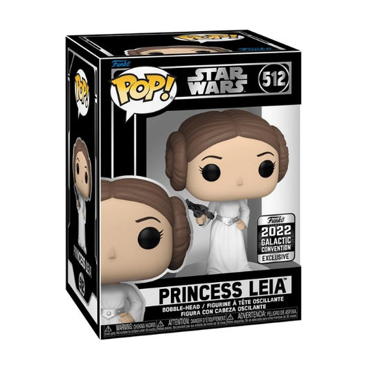 Pop 512 Princess Leia 2022 Galactic Con Exc Pop Star Wars Funko Default Title  