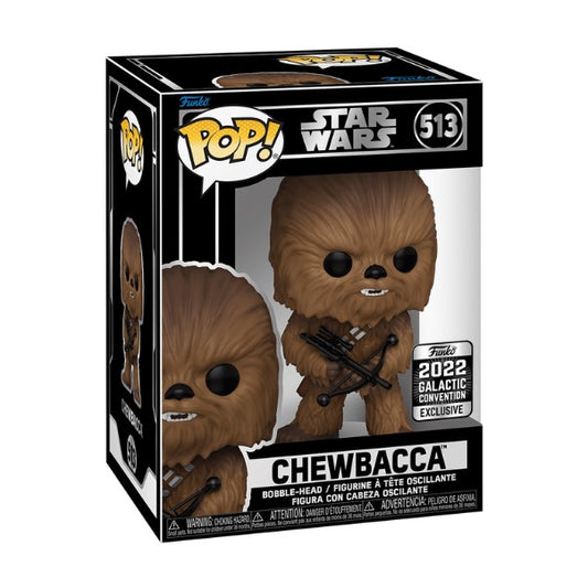 Pop 513 Chewbacca 2022 Galactic Con Exc Pop Star Wars Funko Default Title  