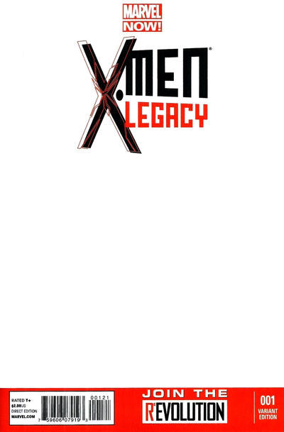 X-Men Legacy (2012) #01 Blank Var Blank Covers Marvel Comics Default Title  