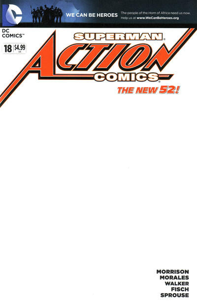 Action Comics (2011) #18 Blank Var