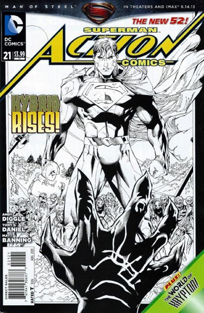 Action Comics (2011) #21 1:25 Daniel Var Back Issues DC Comics Default Title  