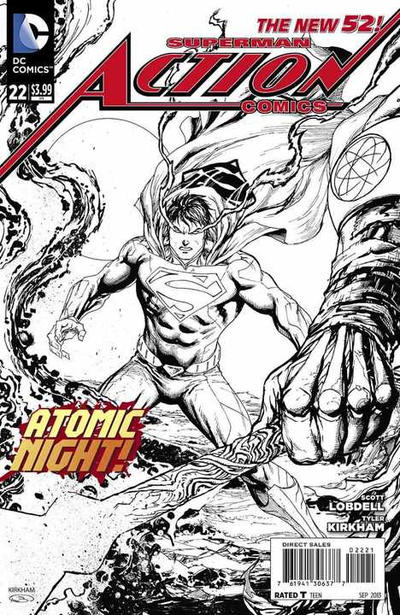 Action Comics (2011) #22 1:25 Kirkham Var