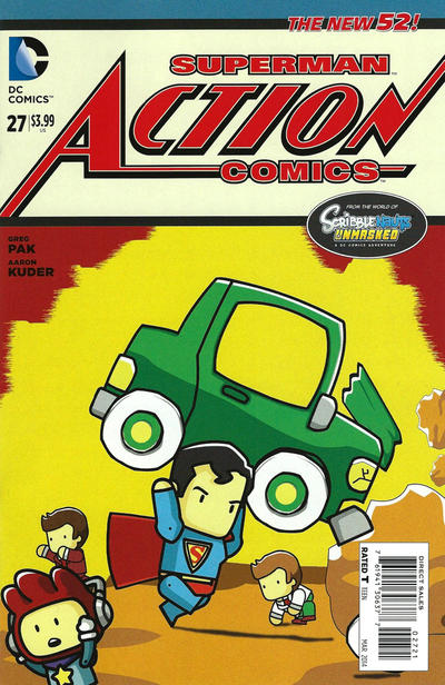 Action Comics (2011) #27 1:25 Scribblenauts Var