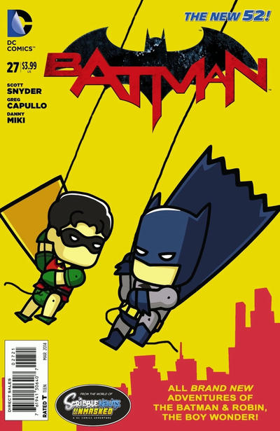Batman (2011) #27 1:25 Scribblenauts Var
