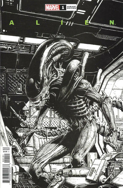 Alien (2021) #01 Finch Launch Sketch Var