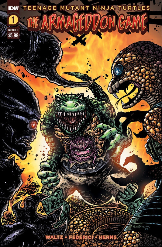 Teenage Mutant Ninja Turtles the Armageddon Game #01 Eastman Var