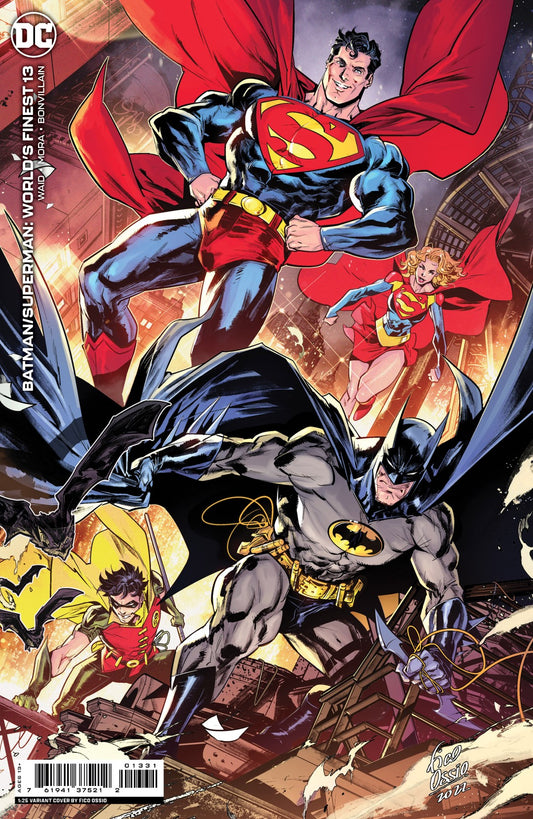 Batman Superman Worlds Finest #13 1:25 Ossio Var