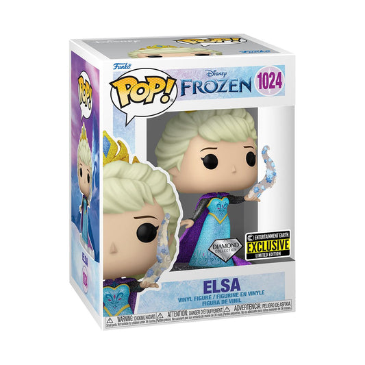Pop Frozen 1024 Elsa Diamond Coll. Entertainment Earth Exc